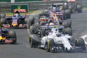 World © Octane Photographic Ltd. Williams Martini Racing FW37 – Valtteri Bottas. Sunday 26th July 2015, F1 Hungarian GP Race, Hungaroring, Hungary. Digital Ref: 1360CB1L7656