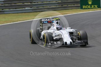 World © Octane Photographic Ltd. Williams Martini Racing FW37 – Valtteri Bottas. Sunday 26th July 2015, F1 Hungarian GP Race, Hungaroring, Hungary. Digital Ref: