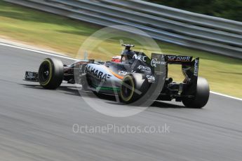 World © Octane Photographic Ltd. Sahara Force India VJM08B – Nico Hulkenberg. Sunday 26th July 2015, F1 Hungarian GP Race, Hungaroring, Hungary. Digital Ref: