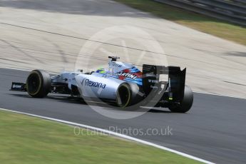 World © Octane Photographic Ltd. Williams Martini Racing FW37 – Felipe Massa. Sunday 26th July 2015, F1 Hungarian GP Race, Hungaroring, Hungary. Digital Ref: