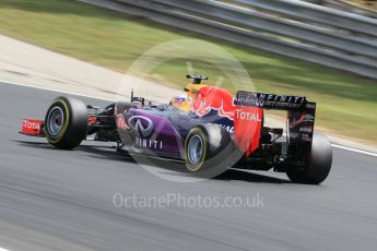 World © Octane Photographic Ltd. Infiniti Red Bull Racing RB11 – Daniel Ricciardo. Sunday 26th July 2015, F1 Hungarian GP Race, Hungaroring, Hungary. Digital Ref: