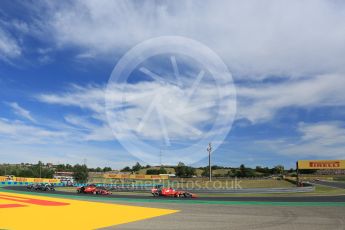 World © Octane Photographic Ltd. Scuderia Ferrari SF15-T– Sebastian Vettel and Kimi Raikkonen. Sunday 26th July 2015, F1 Hungarian GP Race, Hungaroring, Hungary. Digital Ref: