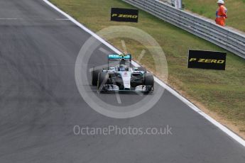 World © Octane Photographic Ltd. Mercedes AMG Petronas F1 W06 Hybrid – Nico Rosberg. Sunday 26th July 2015, F1 Hungarian GP Race, Hungaroring, Hungary. Digital Ref: