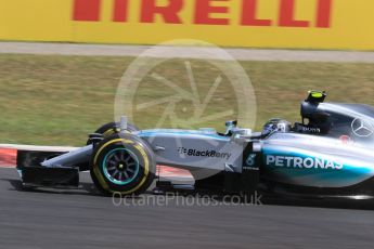 World © Octane Photographic Ltd. Mercedes AMG Petronas F1 W06 Hybrid – Nico Rosberg. Sunday 26th July 2015, F1 Hungarian GP Race, Hungaroring, Hungary. Digital Ref: