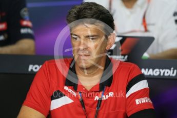 World © Octane Photographic Ltd. FIA Team Personnel Press Conference. Friday 24th July 2015, F1 Hungarian GP, Hungaroring, Hungary. Graeme Lowdon - Chief Executive Officer of the Manor Formula One team. Digital Ref: 1351LB1D9162