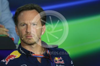 World © Octane Photographic Ltd. FIA Team Personnel Press Conference. Friday 24th July 2015, F1 Hungarian GP, Hungaroring, Hungary. Christian Horner – Infiniti Red Bull Racing Team Principle. Digital Ref: 1351LB1D9246