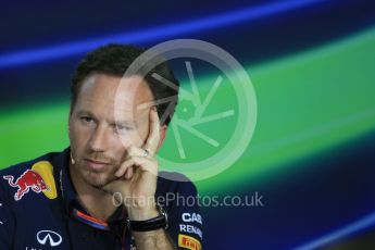 World © Octane Photographic Ltd. FIA Team Personnel Press Conference. Friday 24th July 2015, F1 Hungarian GP, Hungaroring, Hungary. Christian Horner – Infiniti Red Bull Racing Team Principle. Digital Ref: 1351LB1D9267