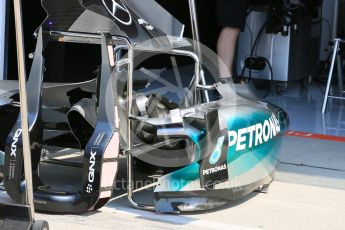 World © Octane Photographic Ltd. Mercedes AMG Petronas F1 W06 Hybrid. Thursday 23rd July 2015, F1 Hungarian GP Pitlane, Hungaroring, Hungary. Digital Ref: 1343LB5D0007