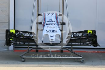 World © Octane Photographic Ltd. Williams Martini Racing FW37. Thursday 23rd July 2015, F1 Hungarian GP Pitlane, Hungaroring, Hungary. Digital Ref: 1343LB5D0026