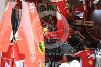 World © Octane Photographic Ltd. Scuderia Ferrari SF15-T. Thursday 23rd July 2015, F1 Hungarian GP Pitlane, Hungaroring, Hungary. Digital Ref: 1343LB5D0036