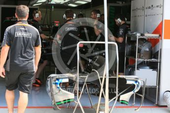 World © Octane Photographic Ltd. Sahara Force India VJM08B. Thursday 23rd July 2015, F1 Hungarian GP Pitlane, Hungaroring, Hungary. Digital Ref: 1343LB5D0068