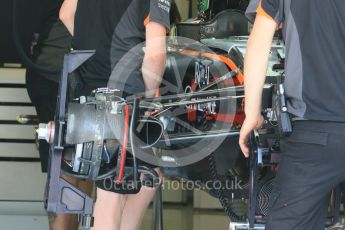 World © Octane Photographic Ltd. Sahara Force India VJM08B. Thursday 23rd July 2015, F1 Hungarian GP Pitlane, Hungaroring, Hungary. Digital Ref: 1343LB5D0078