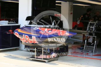 World © Octane Photographic Ltd. Scuderia Toro Rosso STR10. Thursday 23rd July 2015, F1 Hungarian GP Pitlane, Hungaroring, Hungary. Digital Ref: 1343LB5D0088