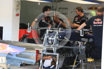 World © Octane Photographic Ltd. Scuderia Toro Rosso STR10. Thursday 23rd July 2015, F1 Hungarian GP Pitlane, Hungaroring, Hungary. Digital Ref: 1343LB5D0091