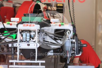 World © Octane Photographic Ltd. Manor Marussia F1 Team MR03B – Roberto Merhi. Thursday 23rd July 2015, F1 Hungarian GP Pitlane, Hungaroring, Hungary. Digital Ref: 1343LB5D0143