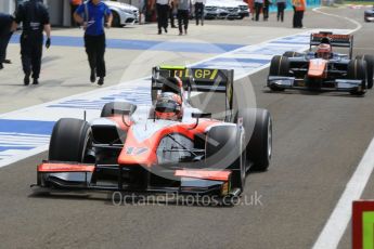 World © Octane Photographic Ltd. Friday 24th July 2015. MP Motorsport – Daniel de Jong. GP2 Practice Session – Hungaroring, Hungary. Spain. Digital Ref. : 1347CB1L5079