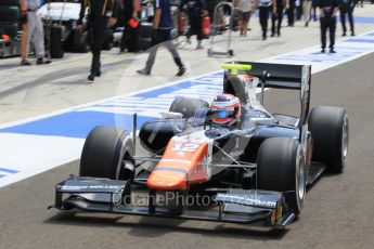 World © Octane Photographic Ltd. Friday 24th July 2015. Trident – Rene Binder. GP2 Practice Session – Hungaroring, Hungary. Digital Ref. : 1347CB1L5114