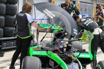 World © Octane Photographic Ltd. Friday 24th July 2015. Status Grand Prix – Richie Stanaway. GP2 Practice Session – Hungaroring, Hungary. Digital Ref. : 1347CB1L5214