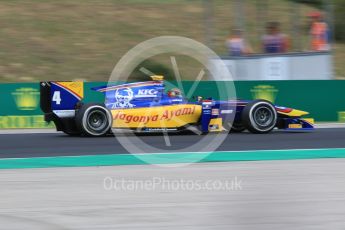 World © Octane Photographic Ltd. Friday 24th July 2015. Carlin – Sean Gelael. GP2 Practice Session – Hungaroring, Hungary. Digital Ref. :