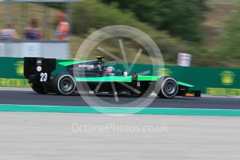 World © Octane Photographic Ltd. Friday 24th July 2015. Status Grand Prix – Richie Stanaway. GP2 Practice Session – Hungaroring, Hungary. Digital Ref. :