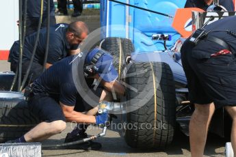 World © Octane Photographic Ltd. Friday 24th July 2015. Daiko Team Lazarus pitstop practice. GP2 Practice Session – Hungaroring, Hungary. Digital Ref. : 1347CB7D7905