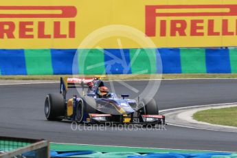 World © Octane Photographic Ltd. Friday 24th July 2015. Carlin – Sean Gelael. GP2 Practice Session – Hungaroring, Hungary. Digital Ref. :