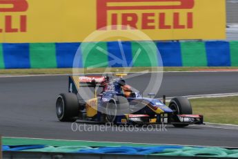 World © Octane Photographic Ltd. Friday 24th July 2015. Carlin – Sean Gelael. GP2 Practice Session – Hungaroring, Hungary. Digital Ref. :