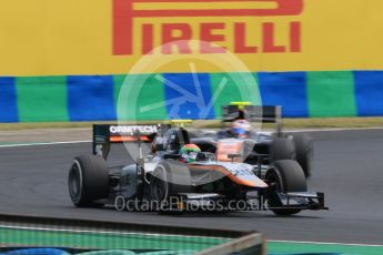 World © Octane Photographic Ltd. Friday 24th July 2015. Hilmer Motorsport – Sergio Canamasas. GP2 Practice Session – Hungaroring, Hungary. Spain. Digital Ref. :