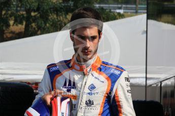 World © Octane Photographic Ltd. Friday 24th July 2015. Trident – Rene Binder. GP2 Qualifying – Hungaroring, Hungary. Digital Ref. : 1349CB1L5611