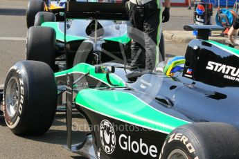 World © Octane Photographic Ltd. Friday 24th July 2015. Status Grand Prix – Marlon Stockinger. GP2 Qualifying – Hungaroring, Hungary. Digital Ref. : 1349CB1L5728