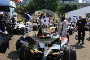 World © Octane Photographic Ltd. Friday 24th July 2015. . GP2 Qualifying paddock – Hungaroring, Hungary. Digital Ref. : 1349CB7D8192