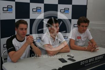 World © Octane Photographic Ltd. Friday 24th July 2015. ART Grand Prix – Stoffel Vandoorne, DAMS – Alex Lynn and Campos Racing – Arthur Pic. GP2 Qualifying – Hungaroring, Hungary. Digital Ref. :1349LB5D0728