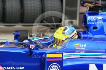 World © Octane Photographic Ltd. Saturday 25th July 2015. Carlin – Julian Leal. GP2 Race 1 – Hungaroring, Hungary. Digital Ref. : 1354CB1L6503