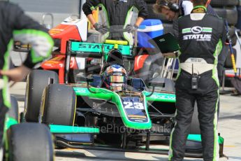 World © Octane Photographic Ltd. Saturday 25th July 2015. Status Grand Prix – Richie Stanaway. GP2 Race 1 – Hungaroring, Hungary. Digital Ref. : 1354CB1L6591