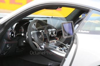 World © Octane Photographic Ltd. Saturday 25th July 2015. Mercedes AMG GTs Safety car. GP2 Race 1 – Hungaroring, Hungary. Digital Ref. : 1354CB1L6600