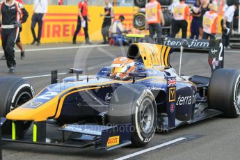 World © Octane Photographic Ltd. Saturday 25th July 2015. DAMS – Alex Lynn. GP2 Race 1 – Hungaroring, Hungary. Digital Ref. : 1354CB1L6606