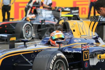 World © Octane Photographic Ltd. Saturday 25th July 2015. DAMS – Alex Lynn and ART Grand Prix – Stoffel Vandoorne. GP2 Race 1 – Hungaroring, Hungary. Digital Ref. : 1354CB1L6612