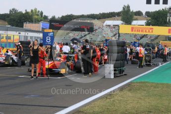 World © Octane Photographic Ltd. Saturday 25th July 2015. Racing Engineering – Alexander Rossi on a busy grid. GP2 Race 1 – Hungaroring, Hungary. Digital Ref. : 1354CB7D8722