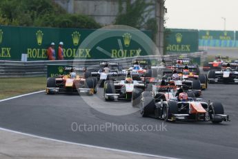 World © Octane Photographic Ltd. Saturday 25th July 2015. Trident – Raffaele Marciello. GP2 Race 1 – Hungaroring, Hungary. Digital Ref. : 1354CB7D8794