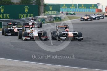 World © Octane Photographic Ltd. Saturday 25th July 2015. Trident – Raffaele Marciello and Campos Racing – Arthur Pic. GP2 Race 1 – Hungaroring, Hungary. Digital Ref. : 1354CB7D8857