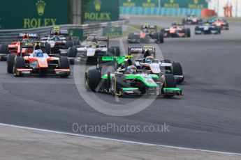 World © Octane Photographic Ltd. Saturday 25th July 2015. Status Grand Prix – Richie Stanaway. GP2 Race 1 – Hungaroring, Hungary. Digital Ref. : 1354CB7D8877