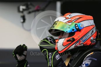 World © Octane Photographic Ltd. Saturday 25th July 2015. DAMS – Alex Lynn (1st). GP2 Race 1 parc ferme – Hungaroring, Hungary. Digital Ref. : 1354LB1D1488