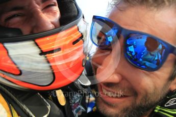 World © Octane Photographic Ltd. Saturday 25th July 2015. DAMS – Alex Lynn (1st). GP2 Race 1 parc ferme – Hungaroring, Hungary. Digital Ref. : 1354LW1L6713