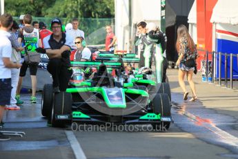 World © Octane Photographic Ltd. Friday 24th July 2015. Status Grand Prix – Seb Morris. GP3 Practice Session – Hungaroring, Hungary. Digital Ref. : 1350CB1L6070