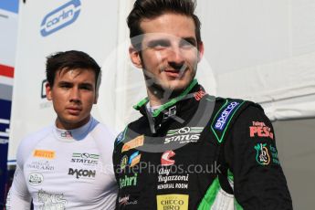 World © Octane Photographic Ltd. Friday 24th July 2015. Status Grand Prix – Alex Fontana and Sandy Stuvik. GP3 Practice Session – Hungaroring, Hungary. Digital Ref. : 1350CB7D8233