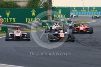 World © Octane Photographic Ltd. Saturday 25th July 2015. Trident – Luca Ghiotto  and ART Grand Prix – Esteban Ocon . GP3 Race 1 – Hungaroring, Hungary. Digital Ref. :