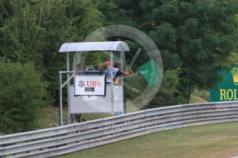 World © Octane Photographic Ltd. Saturday 25th July 2015. Green flag. GP3 Race 1 – Hungaroring, Hungary. Digital Ref. :