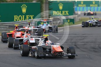 World © Octane Photographic Ltd. Saturday 25th July 2015. Trident – Luca Ghiotto, ART Grand Prix – Esteban Ocon and Arden International – Emil Bernstorff. GP3 Race 1 – Hungaroring, Hungary. Digital Ref. :