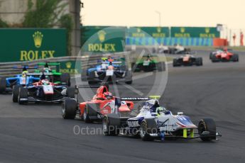 World © Octane Photographic Ltd. Saturday 25th July 2015. Koiranen GP – Jimmy Eriksson and ART Grand Prix – Alfonso Celis Jr. GP3 Race 1 – Hungaroring, Hungary. Digital Ref. :