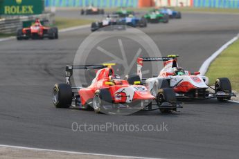 World © Octane Photographic Ltd. Saturday 25th July 2015. Arden International – Emil Bernstorff and ART Grand Prix – Marvin Kirchhofer. GP3 Race 1 – Hungaroring, Hungary. Digital Ref. :